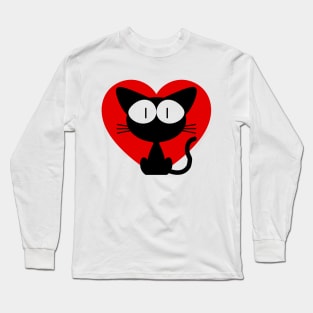 Big Eye Kitty Long Sleeve T-Shirt